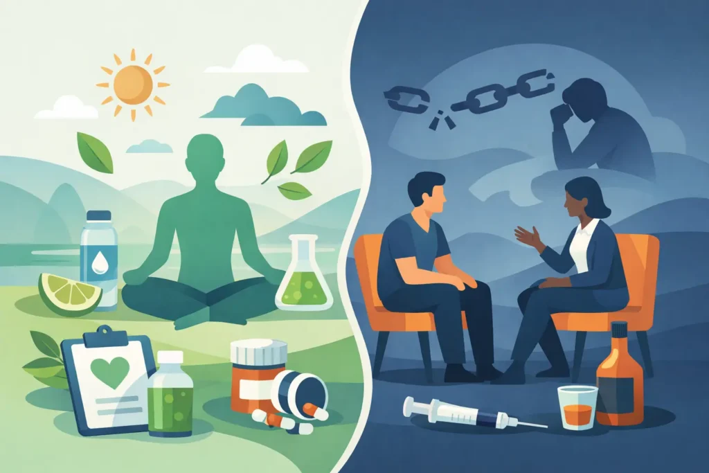 Detox Versus Addiction Rehabilitation Explained